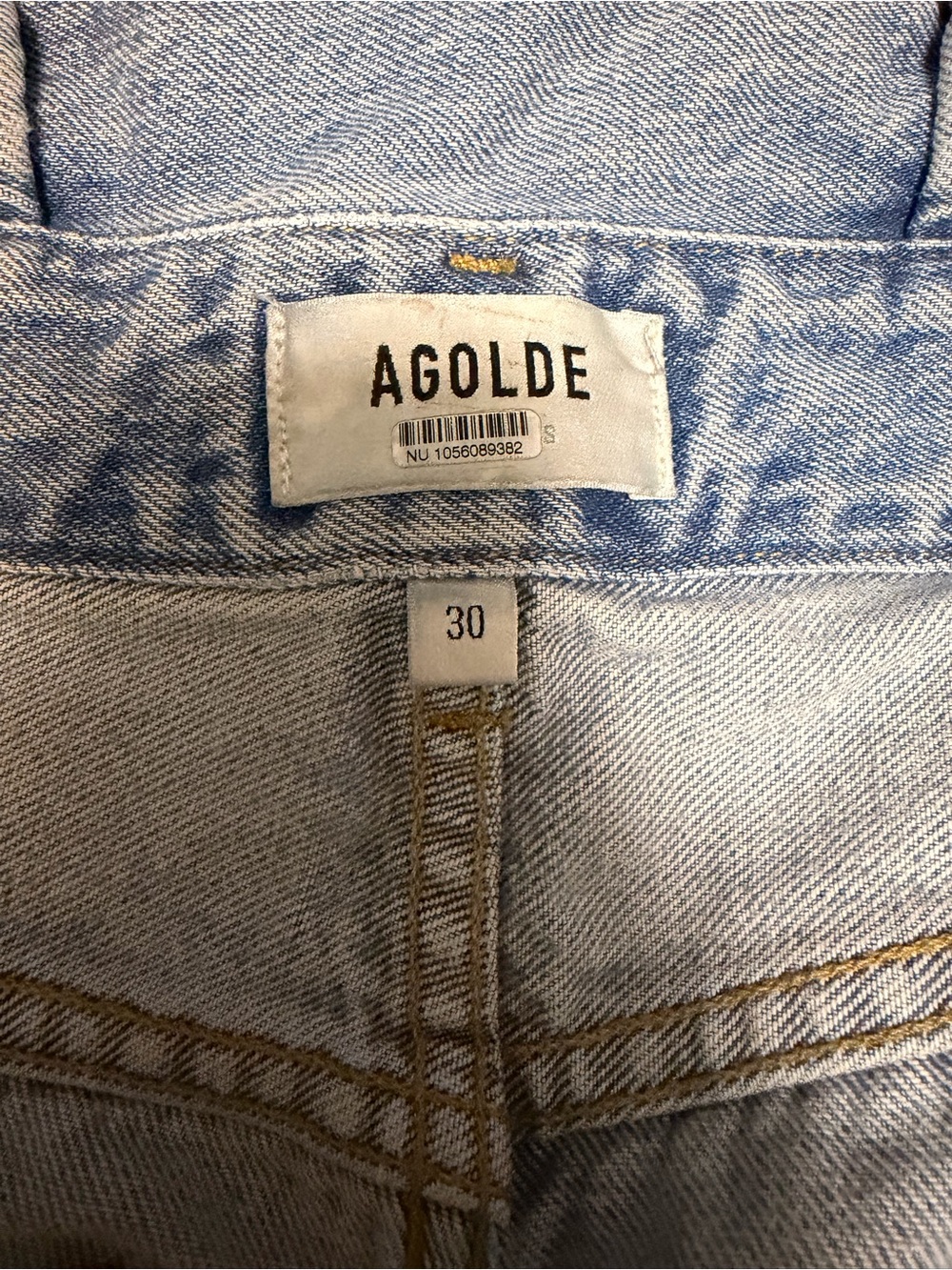 Agolde Light Blue High-Rise Jeans